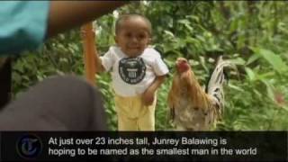 Junrey Balawing is Guinness World Records worlds shortest man [upl. by Alexei]