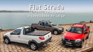 Tamanho da caçamba da Fiat Strada [upl. by Alexia]