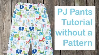 DIY PJ PANTS FOR BEGINNERS [upl. by Iroj]