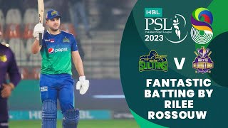 Fantastic Batting By Rilee Rossouw  Multan vs Quetta  Match 3  HBL PSL 8  MI2T [upl. by Aznarepse645]