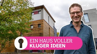 Nachhaltig bauen wohnen und arbeiten – modernes Holzhaus mit guten Ideen  ARD Room Tour [upl. by Ynnavoeg655]