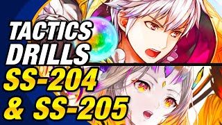 Fire Emblem Heroes  1 ORB Tactics Drills Skill Studies 204 amp 205 FEH [upl. by Anaehr]