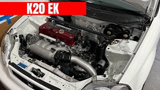 K20 Swap in a Honda Civic EK how easy is it [upl. by Eelesor]