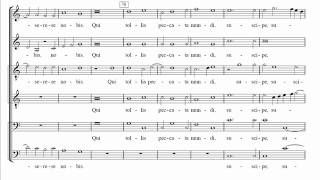 Palestrina  Missa Papae Marcelli  II Gloria score [upl. by Shelli]