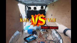 Vauxhall Vivaro Camper Van conversion Part Eight  carpeting the interior [upl. by Anawyt]