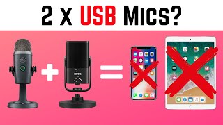 Can you record 2 USB MICROPHONES at once on iPadiPhone [upl. by Andy]