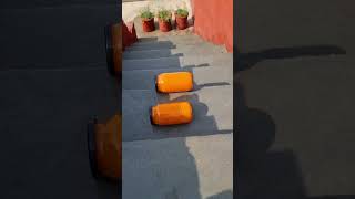 Orange glass Bottles Breaking Crushing Crunchy and Soft things shorts asmr satisfying [upl. by Adias]