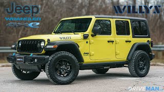 2024 Jeep Wrangler Willys 4xe  Offroad Ready amp EV [upl. by Varini61]