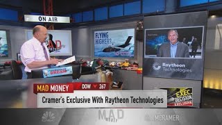 Raytheon CEO on reducing office space to make hybrid work the standard [upl. by Hultgren94]