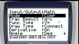 Configuración básica de calculadora CASIO FX9860GII [upl. by Sladen]