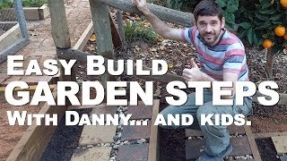 Easy Build Garden Steps [upl. by Yelhak]