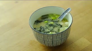 Misosuppe Miso Soup Sakeshiru [upl. by Cesaria]