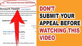 How to APPEAL A Section 3 Seller Amazon SUSPENSIONDeactivation [upl. by Theone715]