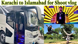 vlog karachi to islamabad for martial arts shooting  fight stunts shooting  fight making shoot [upl. by Tutankhamen]