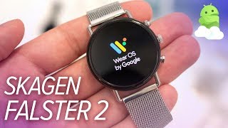 Skagen Falster 2 Handson The best new Wear OS watch [upl. by Dragelin285]