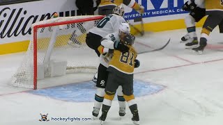 Logan Couture vs Jonathan Marchessault Mar 17 2021 [upl. by Suruat]