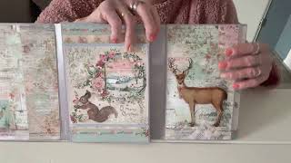 Folio in opbergbox Stamperia pink christmas [upl. by Bekha]