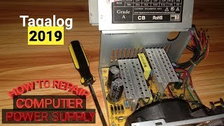 HOW TO REPAIR ATX POWER SUPPLY NO POWERComputer Power Supply repair [upl. by Devine]