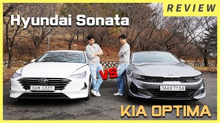 Kia Optima vs Hyundai Sonata  Which would you choose All new Kia Optima or All new Hyundai Sonata [upl. by Ahsla]