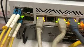 Mikrotik CCR211612G4S Cloud Core Router  SpeedTest Bandhwith CPU Load and All Port [upl. by Colton]