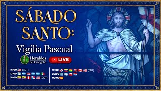 🔴 SÁBADO SANTO  Vigilia Pascual⚜️ Heraldos del Evangelio [upl. by Horodko]