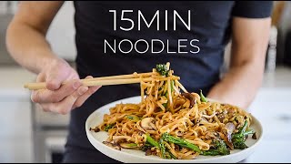 15MIN Noodle Stir Fry Recipe TO MAKE TONIGHT [upl. by Conias]