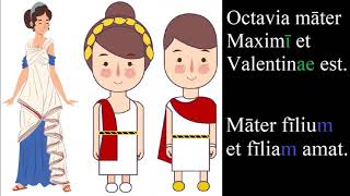 Easy Latin Lesson 13  A Roman Family  Latin Lessons for Beginners  Latin 101 [upl. by Salome]