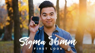 Sigma 56mm 14 DC DN Lens Review  OH MY WOW [upl. by Evanne]