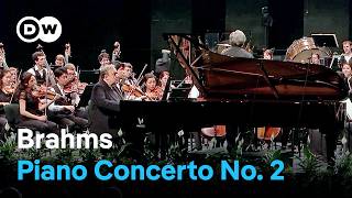 Brahms Piano Concerto No 2  Yefim Bronfman Antonio Pappano and the Verbier Festival Orchestra [upl. by Yehudi]