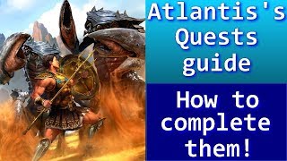 Titan Quest ATLANTIS  All quests amp How to complete them [upl. by Naltiac]