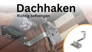 Dachhaken montieren  DIY Solaranlage [upl. by Ewens994]