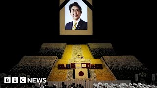 Shinzo Abe State funeral held Japans exprime minister – BBC News [upl. by Irahcaz]