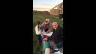 How to make ice cream with an old hand crank White Mountain ice cream maker in Slapout Alabama [upl. by Elpmet]