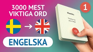 3000 viktigaste engelska ord Del 1 [upl. by Ayana713]