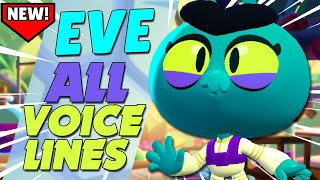 All EVE Voice Lines  Brawl Stars [upl. by Mccutcheon]