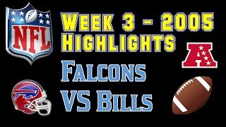 NFL 2005 Week 3 Falcons VS Bills [upl. by Notpmah]