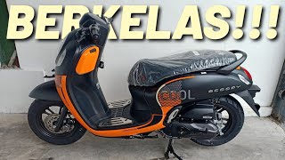 SCOOPY TERBARU 2022 FASHION BLACK WARNA TERBARU [upl. by Deming]