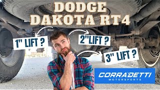 1999 Dodge Dakota RT4 Lift Kit  Part 1 [upl. by Chiang281]