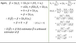 Properties of OLS Estimators BLUE Gauss Markov Theorem [upl. by Yajeet]