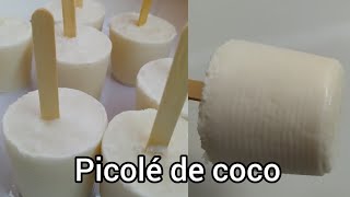 PICOLÉ DE COCO receita fácil e rápida [upl. by Retsehc]