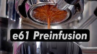 How to Preinfuse Espresso with a Rocket Giotto e61  Preinfusion Techniqe [upl. by Wesa]