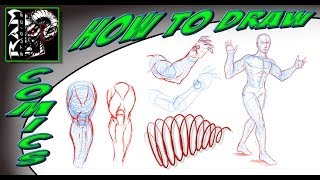 How to Draw Foreshortening with the Coil Technique  Art Tutorial  Narrated [upl. by Locin]