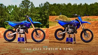 The 2022 Yamaha YZ85 amp new YZ85LW [upl. by Warp]