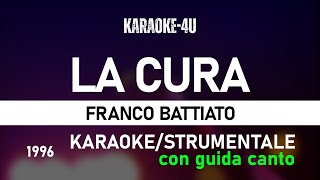 La cura  Franco Battiato karaokestrumentaletestolyrics con GUIDA CANTO [upl. by Horatio139]