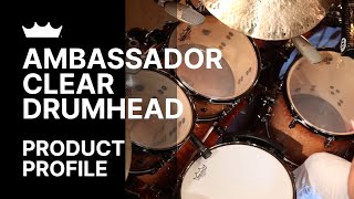 Ambassador Clear Drumhead  Remo [upl. by Ericksen]