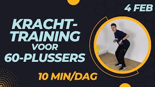 Elke dag 10 MIN Bewegen voor OUDEREN of beginners [upl. by Litch89]