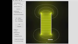 Plattenkondensator Simulation mit Randeffekten [upl. by Ahsena]