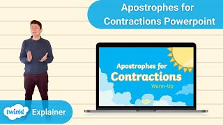 Twinkl Teaches KS1  Apostrophes for Contractions [upl. by Onaicul]