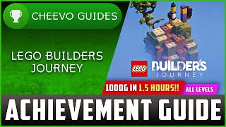 LEGO Builders Journey  Achievement  Trophy Guide XboxPS4  ALL LEVELS 1000G IN 15 HOURS [upl. by Bunch92]