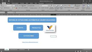 ✅ SISTEMA DE COTIZACIÓN EN EXCEL CON MACROS [upl. by Jonna257]